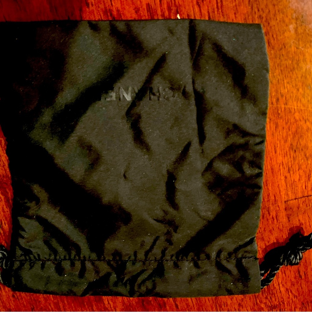 Chanel authentic water proof like pouch with strings. Must have!